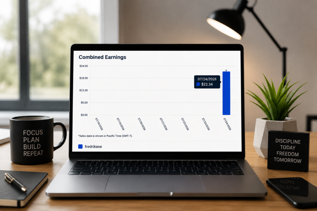 My Second Affiliate Commission: Why $22.34 Feels Like Real Progress