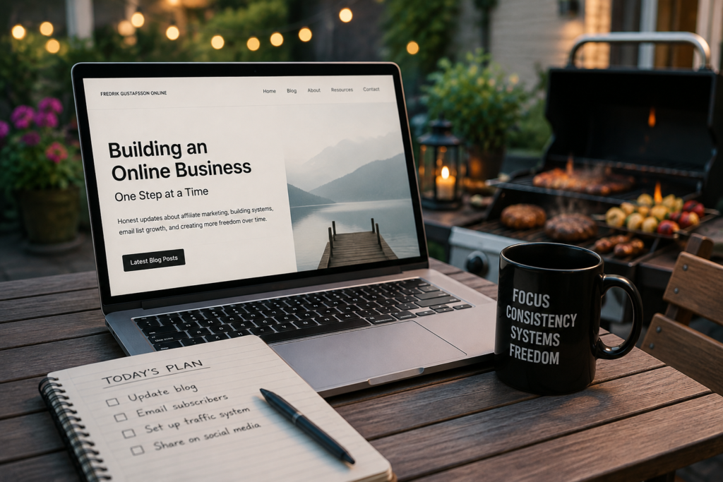 Building an online business with better systems, content, and consistency