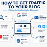 How to get traffic to your blog with nine simple strategies