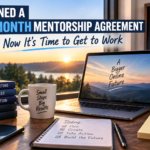 12-month mentorship agreement for my online business journey