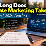 How long does affiliate marketing take? A 2026 timeline showing my journey from zero to $1,000 in affiliate commissions.
