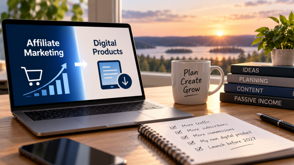 Affiliate marketing to digital products