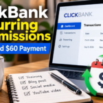 ClickBank recurring commissions and my second $60 payment